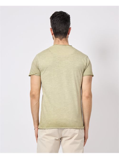 T-shirt en coton Yes Zee avec poche plaquée YES ZEE | T725-T3000905